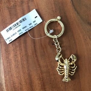 J. Crew Lobster Keychain